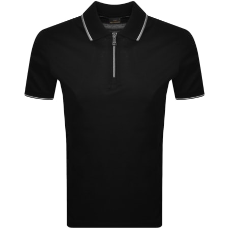 Tシャツ・カットソー Paul & Shark SS24 POLO (24411625 201) Paul And Shark Short Sleeved Polo T Shirt Black | Mainline